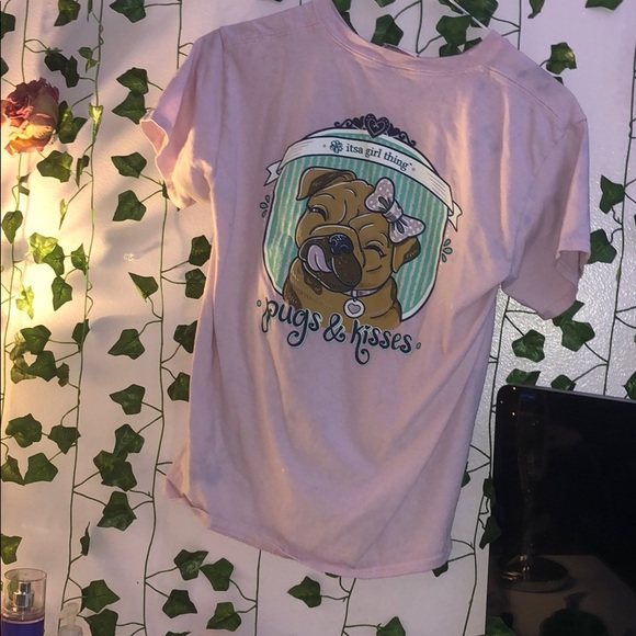 Light pink pug shirt - Picture 2 of 2